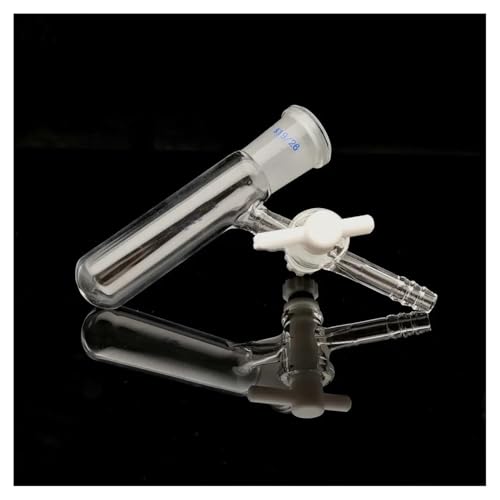 Tube de réaction en verre anti-fuite avec piston PTFE pour sécuriser vos expériences