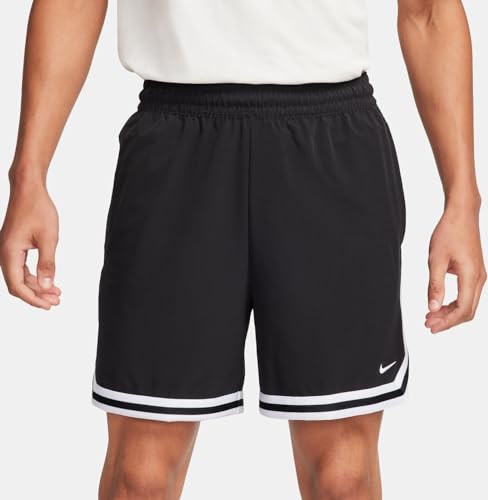 Image of Nike Mens DNA 6in Shorts, Black/White/White, M EU