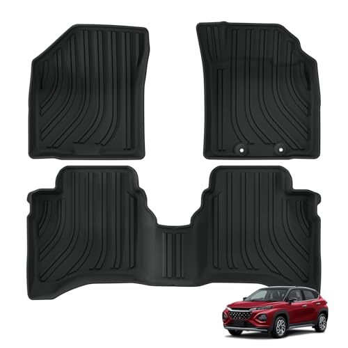 スズキ フロンクス WDB3S WEB3S 専用 フロアマット 車用 FRONX 3Dフロアマット 足元マット 2024年10月-現行 カーマット運転席 助手席 TPE素材 防水 丸洗いOK ズレ防止加工 耐汚れ 耐摩擦 3D立体構造 内装パーツ カスタムパーツ アクセサリー カー用品 3PCSセット