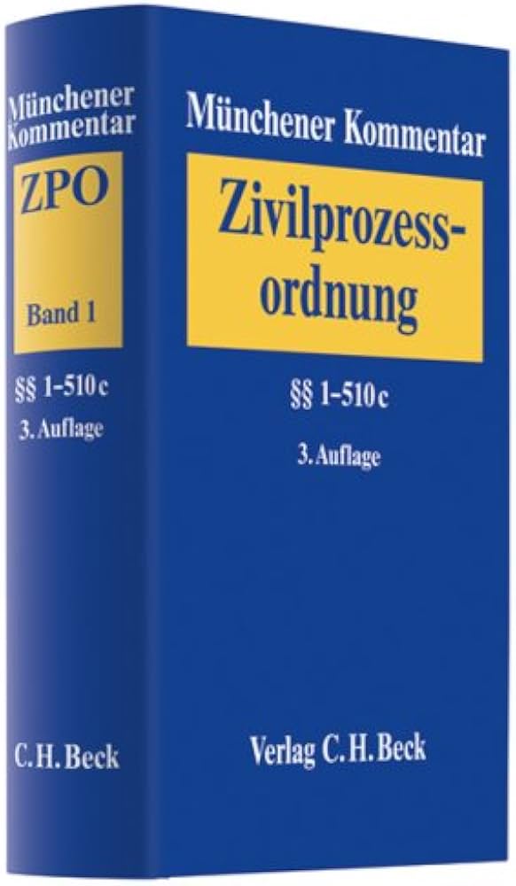 Kommentar Zur Zivilprozessordnung ドイツ語版 Kommentar Zur Zivilprozessordnung ドイツ語版