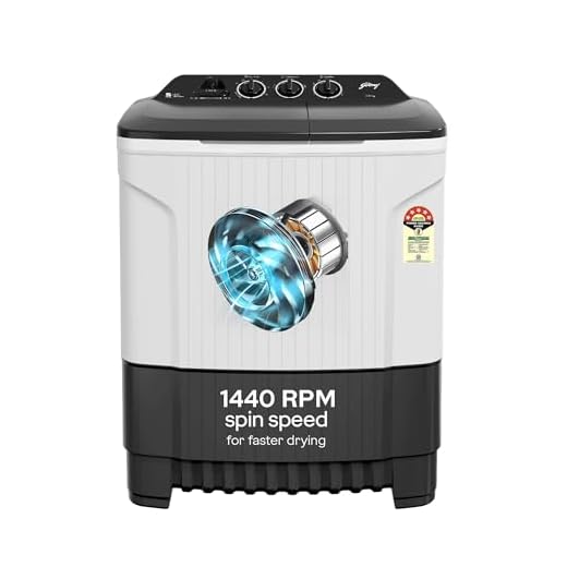 Godrej 7 Kg 5 Star, Active Soak Technology Semi-Automatic Top Load Washing Machine (WS EDGE CLS 70 5.0 PN2 GPGR, Graphite Grey, 460 W PowerMax Wash For Heavy Laundry Wash)