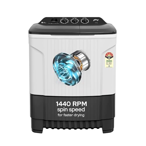 Godrej 7 Kg 5 Star, Active Soak Technology, 370 W PowerMax Wash For Heavy Laundry Wash, Toughened...