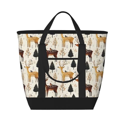 Sac de transport portable pour aliments avec fermeture isotherme
