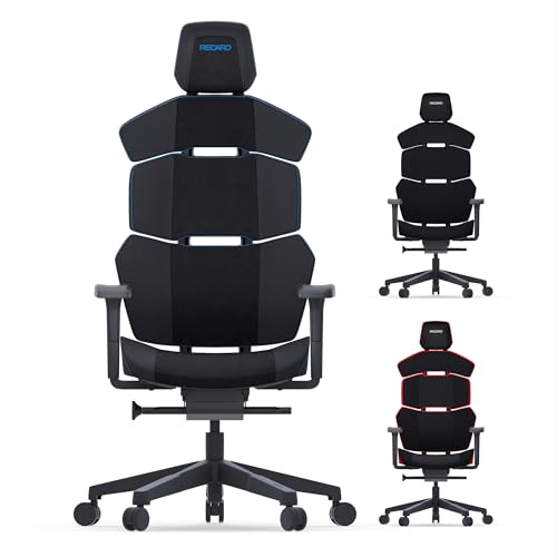 RECARO Nxt Essentiel – Chaise Gaming Ergonomique | Matériau : Microfibre Dinamica/Cuir PU Skai | Idéal Aussi comme Chaise de Bureau | Ajustable Individuellement | 150 Kg – Phantom Arctic