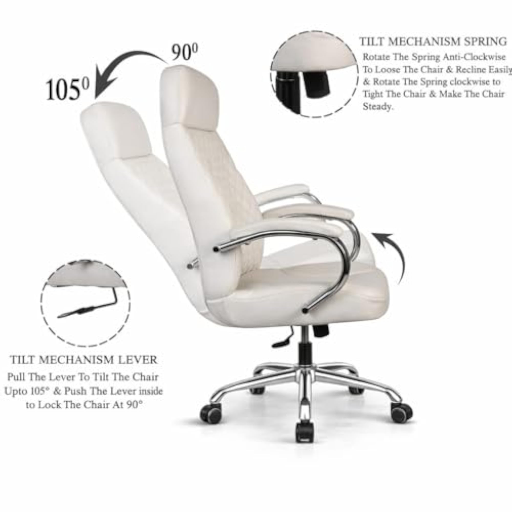 Al-Biruni Ergonomic High Back Executive Revolving Chair