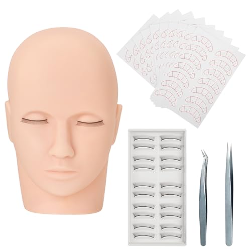 Kit extensions de cils débutant pour apprendre le mappage avec pinces