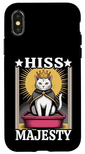 Cat Hiss Majesty L {bNX l L X}zP[X iPhone X/XS p