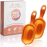 2 Urine Cup, Reusable Urine Cup for Pregnancy Tests, Ovulation Tests, & Fertility Tests, Family Planning Essentials Sample Containers