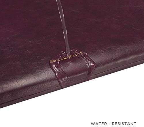 Comfyable Dizüstü bilgisayar kılıfı, 13 inç MacBook Pro/MacBook Air M3 M2 M1 ve MacBook Pro 14 inç M3 M2 2023 M1 ile uyumlu, dizüstü bilgisayar kılıfı, poliüretan deri dizüstü bilgisayar çantası, - Görsel 3