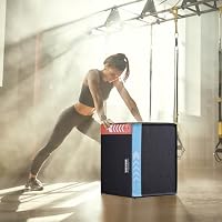 VEVOR 3 in 1 Plyometric Jump Box, 16/14/12 Inch Cotton Plyo Box, Plyometric Platform & Jumping Agility Box, Anti-Slip Fitness Exercise Step Up Box for Home Gym Training, Conditioning Strength Training, Black — image 8
