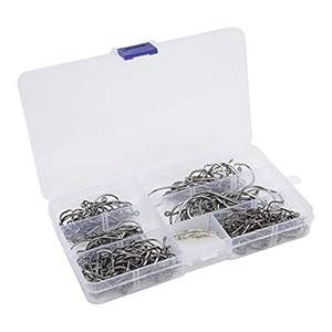 Evtscan Angelhaken Set 180 Stück Kohlenstoffstahl