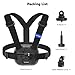 AKASO Quick Release Adjustable Chest Mount Harness Strap for GoPro Hero 13 12 11 10 9, EK7000/EK7000 Pro, V50 X, Brave 4/4 Pro/7 LE/7/8 Action Cameras