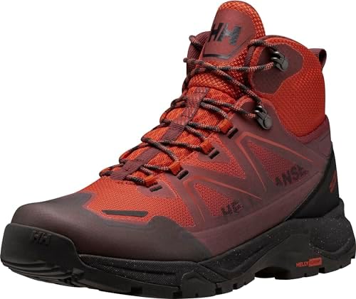 Helly-Hansen Men's Cascade Mid HT Waterproof Breathable Lightweight Hiking Sneaker Boot, 300 Patrol Orange/Black, 11 | Image 1