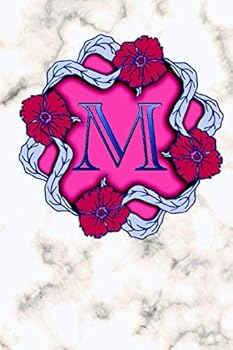 M : Monogram Notebook/ Initial Journal/ Diary (110 Pages, Blank, 6 X 9)