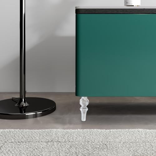 Patas para sofá de acrílico con forma de calabaza y diseño transparente 5