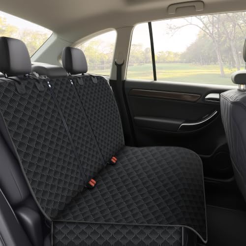 Alfheim Hund Autositz Hülle Robust | Wassergespült Hinten Sitz Hülle Verdickte Doppel Schutz Hülle Allgemein für Autos, LKW, SUV