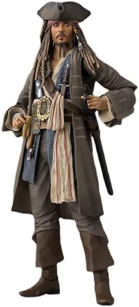 Pirates of The Caribbean 5 Dead Men Tell No Tales Captain Jack Sparrow Johnny Depp （7" Scale） Action Figures