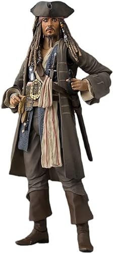 LKCOZSM Pirates of The Caribbean 5 Dead Men Tell No Tales Captain Jack Sparrow Johnny Depp Action Figures