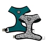 Now House for Pets by Jonathan Adler Jonathan Adler: Now House Leo Reversible Harness, Large | Stylish, Fashionable, and Functional Way to Keep Your Dog Looking Great | Adorable Dog Accessories