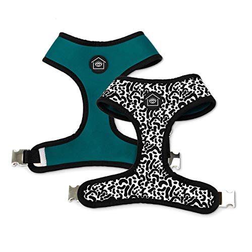 Now House for Pets by Jonathan Adler Jonathan Adler: Now House Leo Reversible Harness, Large | Stylish, Fashionable, and Functional Way to Keep Your Dog Looking Great | Adorable Dog Accessories
