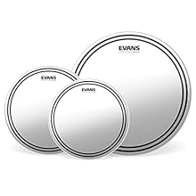 TWO PLIES: EC2S Clear heads use two plies of 7mil film for optimized tone, length of sustain, and ease of tuning SOUND SHAPING TECHNOLOGY: This drumhead features Sound Shaping Technology (SST) for a well-balanced sound and focused attack OPTIONS AVAI...