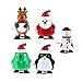 Produktbild Toyvian 5 Stücke Aufziehspielzeug Schneemann Elch Pinguin Weihnachtsmann Figur Aufziehfigur Weihnachten Deko Figuren Uhrwerk Spielzeug Baby Kinder