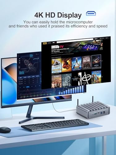Image of WEIDIAN Fanless PC 2.5GbE, Micro Firewall Appliance 6 I225-V 2.5GbE NIC Ports, Network Gateway Soft Router Mini Computer, Celeron J4125, AES-NI, Auto Power On, RTC, VESA(8GB RAM 128GB SSD)