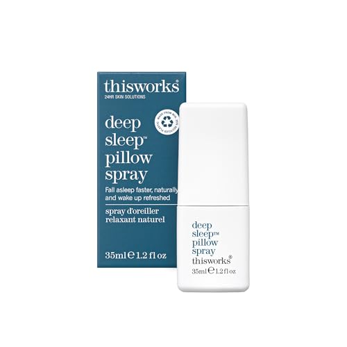 This Works - Deep Sleep Kissenspray 35ml - Kissenspray zum Einschlafen, mit Lavendel, Kamille und Vetiver
