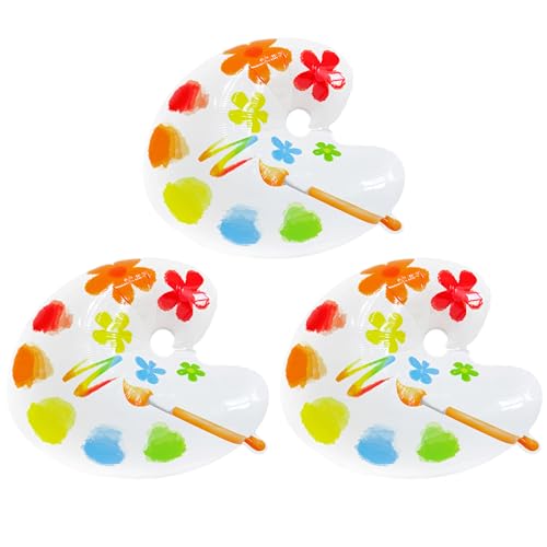 Palette Art Party Balloons/Paint Printed Party Decor/Back to School Balloons/Multicolor Artist Balloons/Painting Paintbrush Birthday Party/Art Painting Themed/Graffiti Party/Art Classroom Paint Class