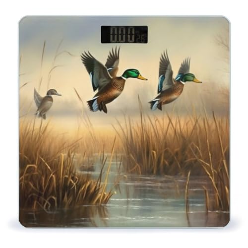 Báscula Digital de Baño con Vidrio Templado y Pantalla LCD miniatura 1