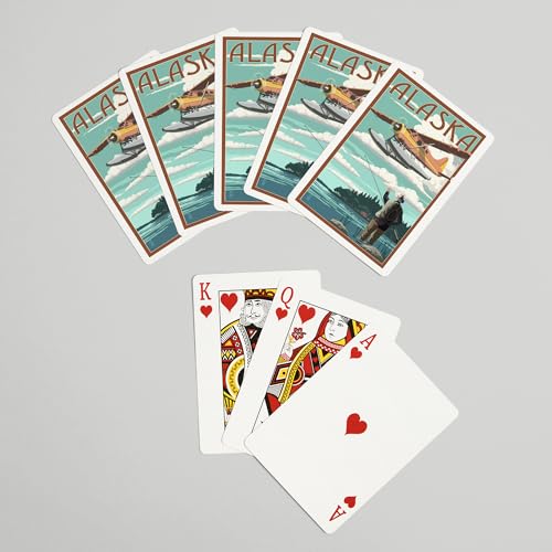 Baraja Poker Alaska, Pintura, 52 Cartas para Adultos miniatura 7
