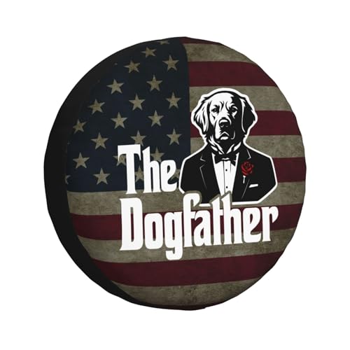The Dogfather Golden Retriever Dog Dad Ultimate Tire Protection: Premium