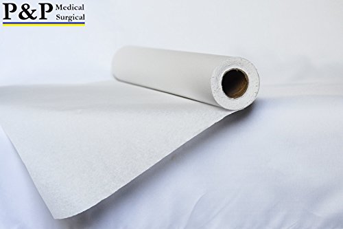 Disposable Medical Exam Table Paper Standard Crepe White With Smooth Finish Moisture Resistant 21" X 225' Premium Lightweight And Comfortable Box Of 4 Rolls #TOP2