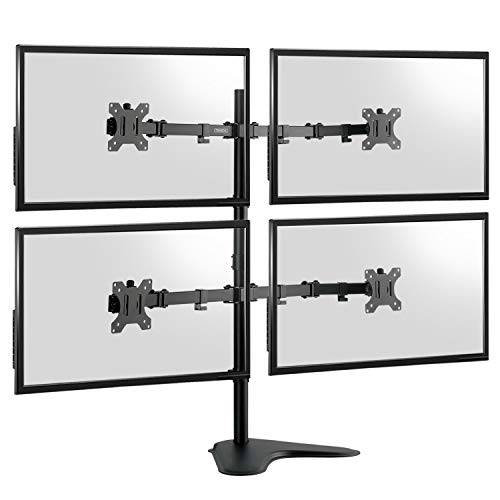 TekBox Monitor Mounts - Multi Arm Stands for 1 2 3 or 4 Computer Screens Single Twin Triple Quad...