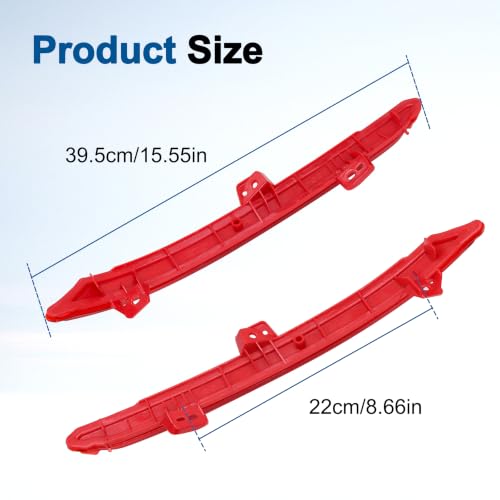 Image of Rear Bumper Reflector Compatible with Honda Accord 2018 2019 2020 2021 2022 Replace# HO1184113 HO1185113 33555-TVA-A01 33505-TVA-A01 for Driver and Passenger Side