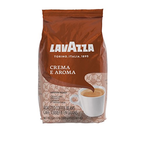 Lavazza Crema e Aroma Whole Bean Coffee Blend, Medium Roast, 2.2-Pound Bag
