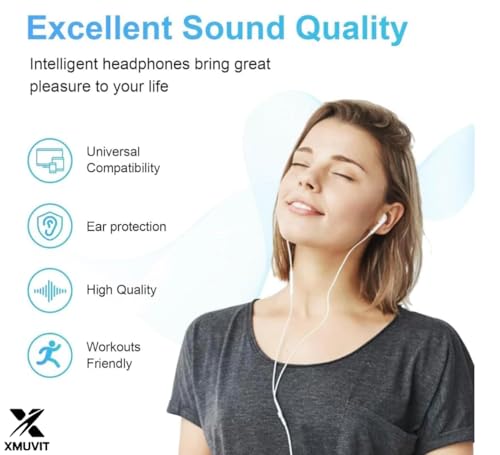 Image of USB-C in-Ear Wired Headphones with Mic & Remote | Type-C Earbuds for iPhone 17 /16 /15, Samsung Galaxy & Pixel | Deep Bass Stereo Earphones, Noise Isolation, Hands-Free Calling | 1 Year Warranty