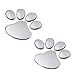 2Pcs Stylish Bear Paw Pet Animal Footprints Emblem Car Truck Decor 3D Stickers Decal Car Sticker
