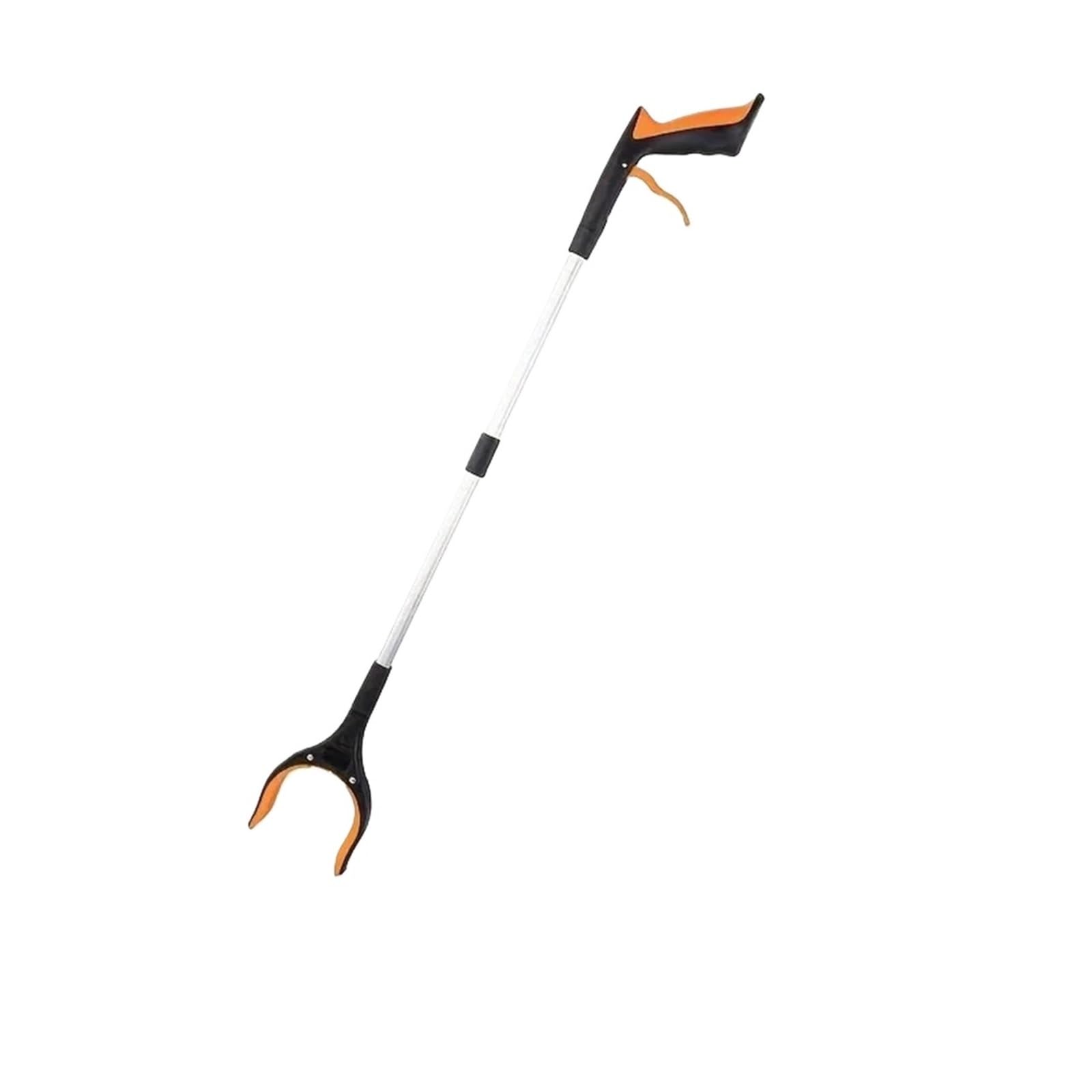 Pinza Estensibile 1pc Grabber Reacher Strumento Garbage Clip Picker Picking Esteso in Lega di Alluminio Picker Pinze Pickup Sanitari Prodotti for La Pulizia per Anziani(Orange 32.68inch)