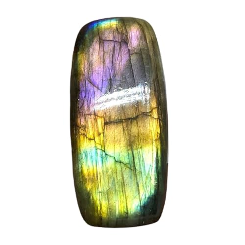 Labradorite naturelle 37x17x6mm, finis les cabochons trop fins pour vos bagues