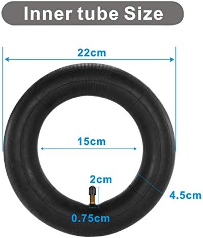 Yungeln 8.5-Inch Thickened Inner Tubes compatible for Xiaomi 1S/M365/Pro Gotrax Electric Scooter Inflated Spare Tire Replace Tires 2 Pack