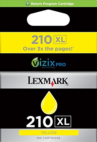 Cartouche d'encre jaune Lexmark 210XL 14L0177E haute capacité