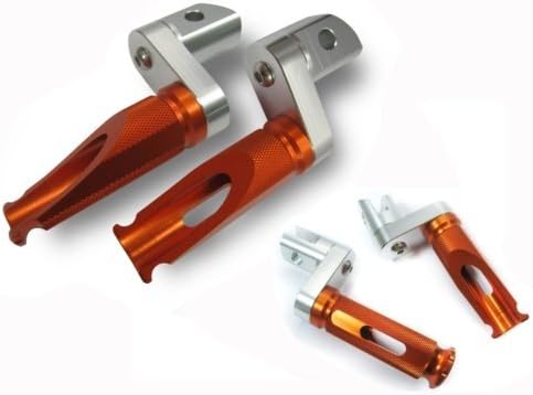 Orange Foot Pegs for Honda CBR600 F4 F4I 99-07 Rear Front Raised Footrest 30mm Extended