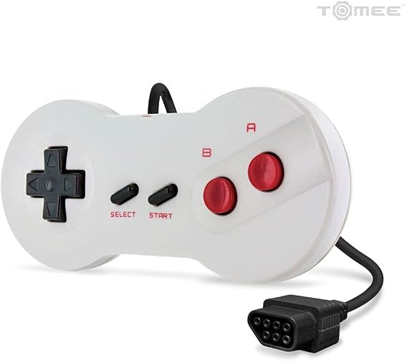 TOMEE New Famicon Dedicated Controller / NES ® CONTROLLER New Famicon Compatible