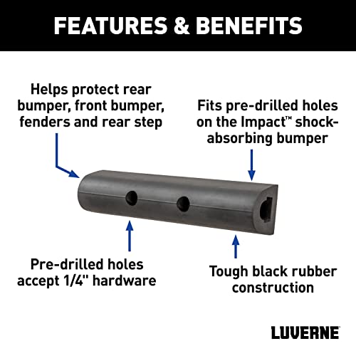 Luverne 2090615 10-Inch Universal Rubber Bumper Guard Protector Strip Loading Dock Rear Fender Pad Bump Stop thumb #2