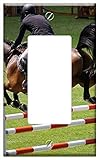 Switch Plate Single Rocker/GFCI - Chio Aachen Equestrian Horses Tournament Jump 2