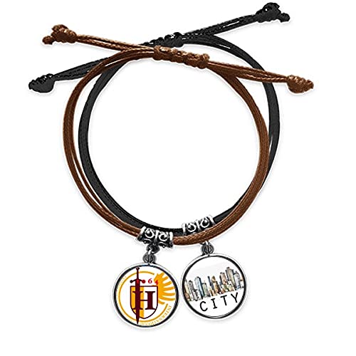 Bracelet corde et cuir du Moyen Âge idéal pour affirmer son style au quotidien