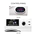 Equator Premium Stackable 15 Lbs Washer 1.62cf 110V+Vented Digi Dryer 3.5cf 110V in White