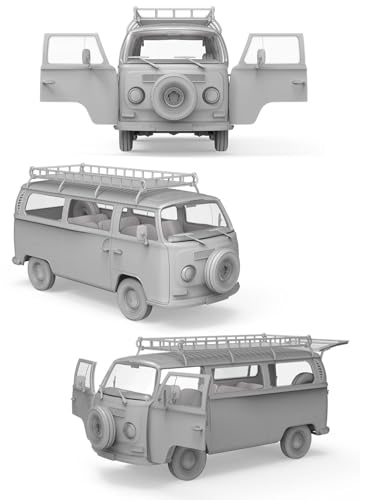 Modèle T2 1/35 AK Interactive bus 1967 assemblage sans défaut ajustement parfait maquette