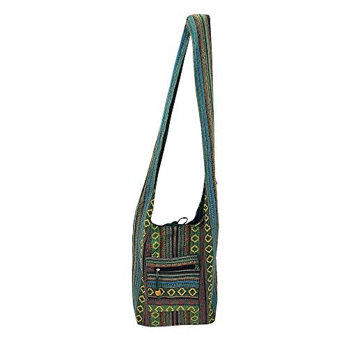 Image of SUVASANA Large Sling Shoulder Bag for Men Women Casual Comfortable Everyday Purse Travel Women's Cross-body Bags